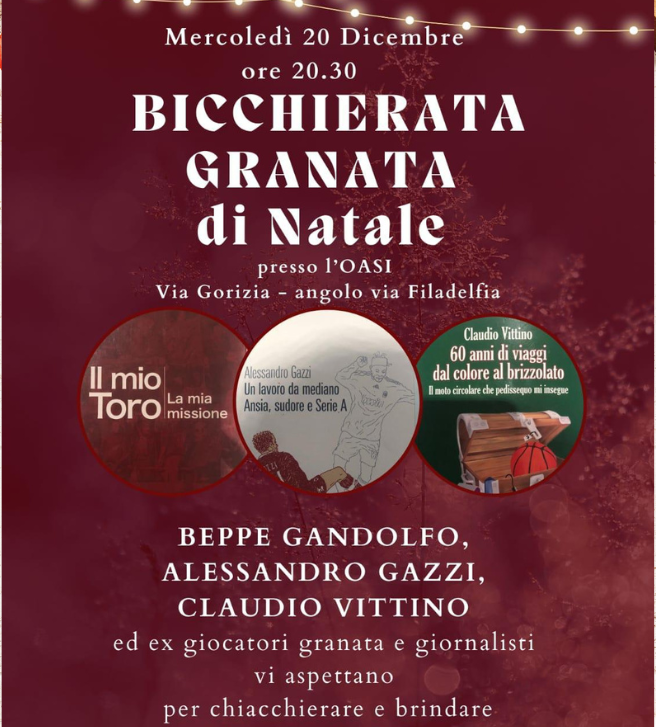 Bicchierata granata di Natale