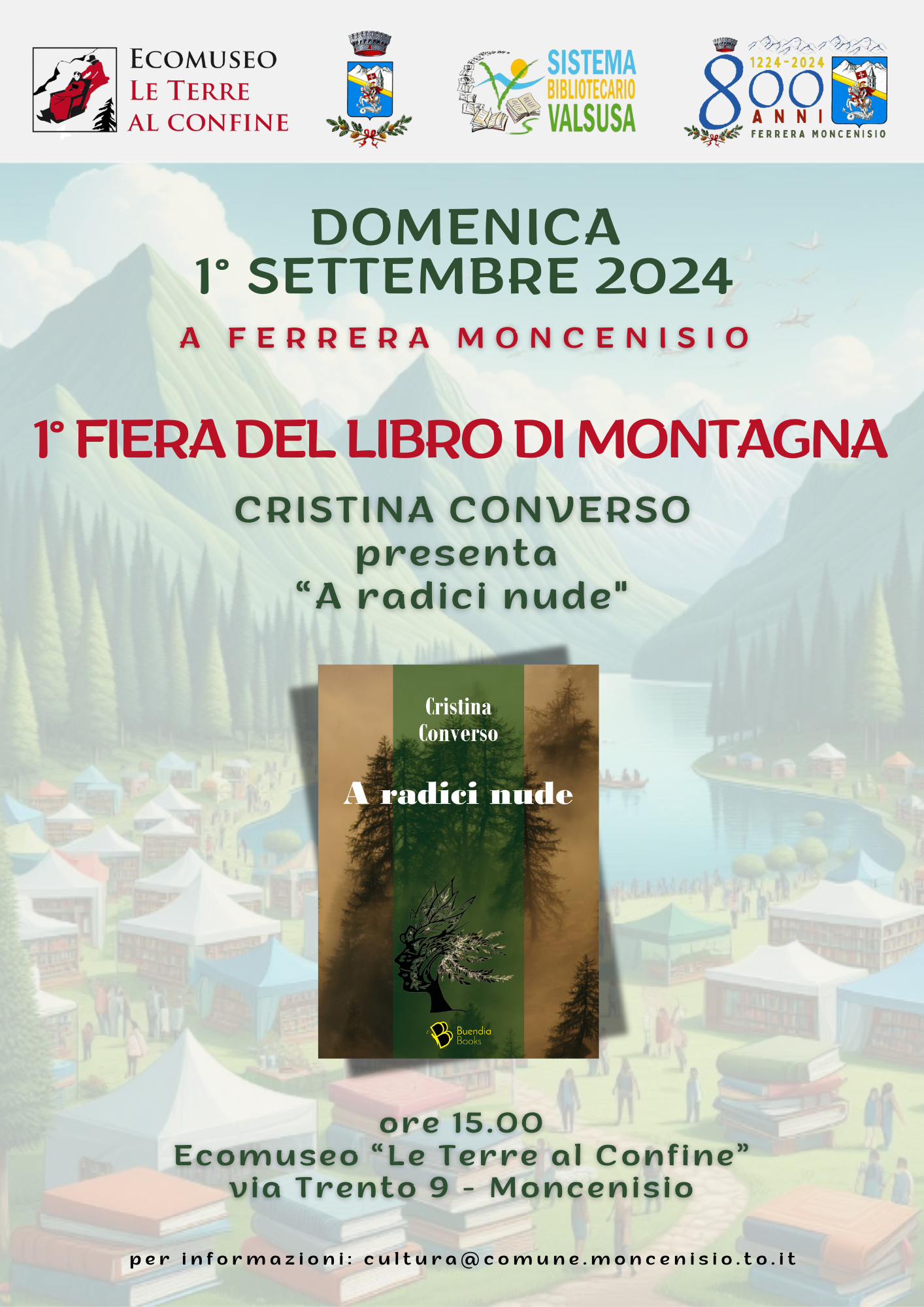 Cristina Converso alla Fiera del Libro di Montagna